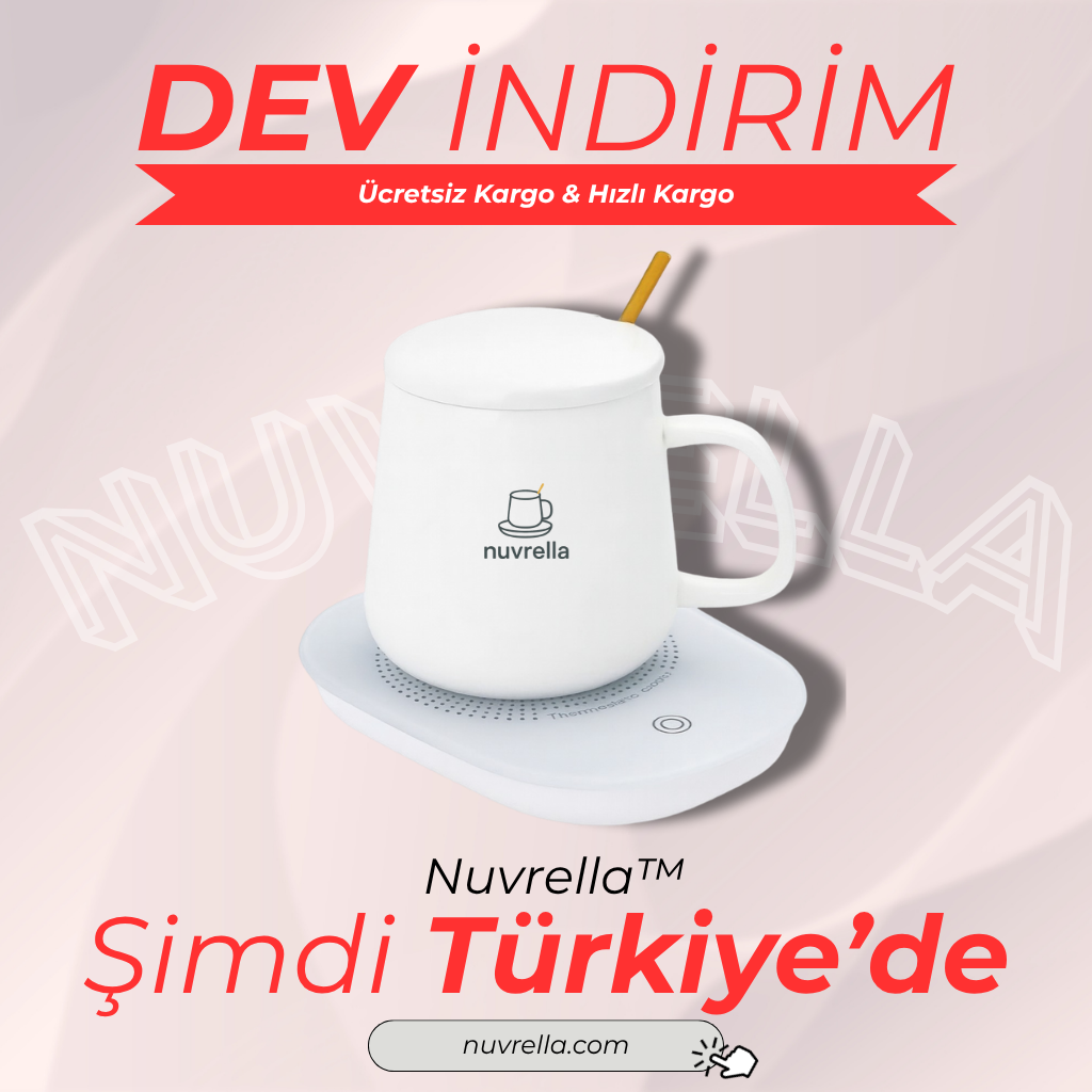 Nuvrella™ NuvPad™ Bardak Altlığı Set
