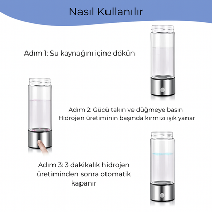 Valesy™ HydroLife Hidrojenli Su Şişesi