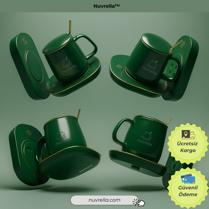 Nuvrella™ NuvPad™ Bardak Altlığı Set