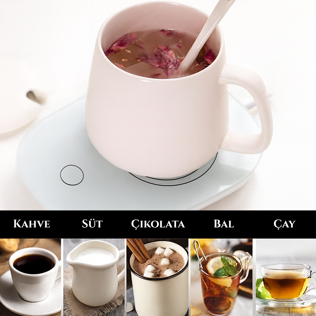 Nuvrella™ NuvPad™ Bardak Altlığı Set