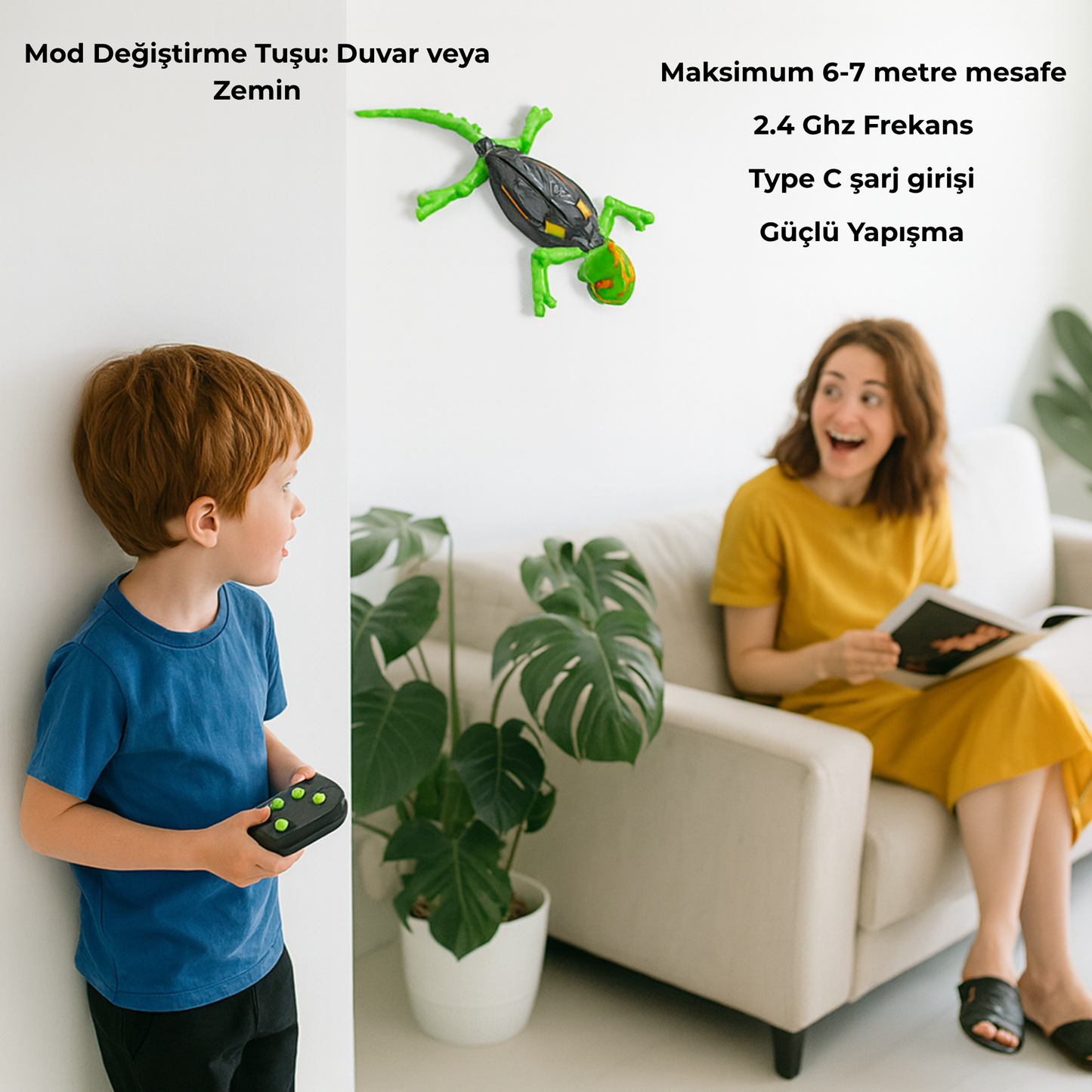 Duvara Tırmanan Geko